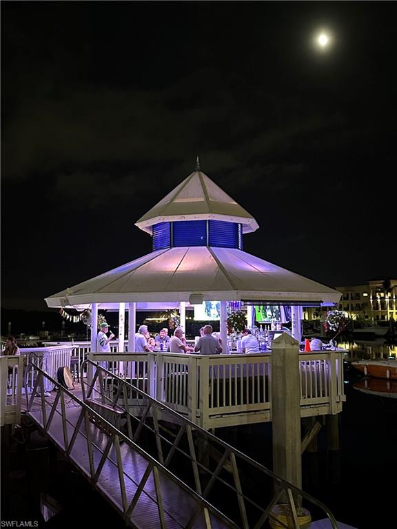 View of dock area