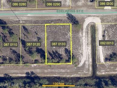 Aerial view of property's location