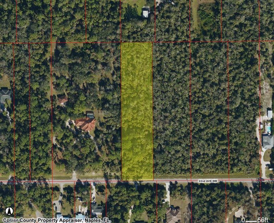 Map / location featuring property boundaries highlighted