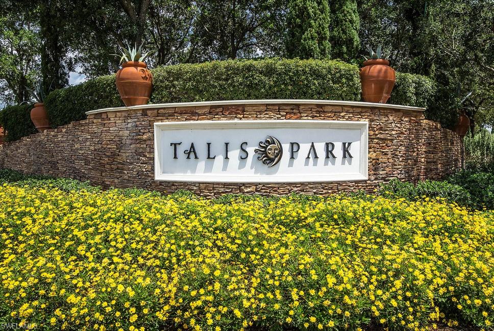 Talis Park Entrance View of community / neighborhood sign