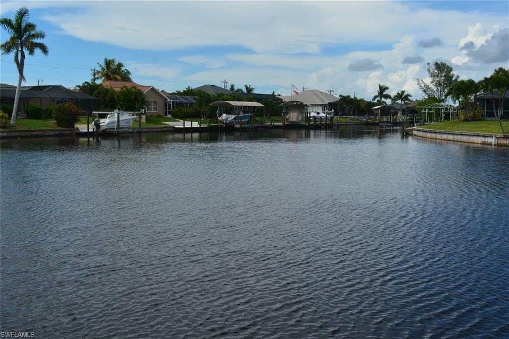 Water view with nearby suburban area