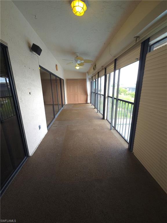 screened lanai/balcony overlooking the waterway