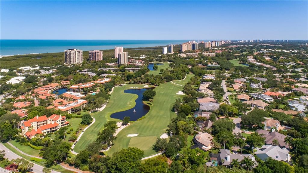 Aerial overview of Pelican Bay