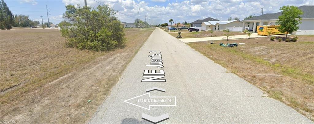 View looking up Street