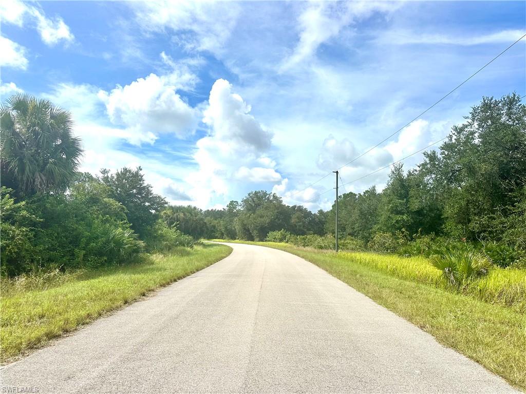 View of asphalt street
