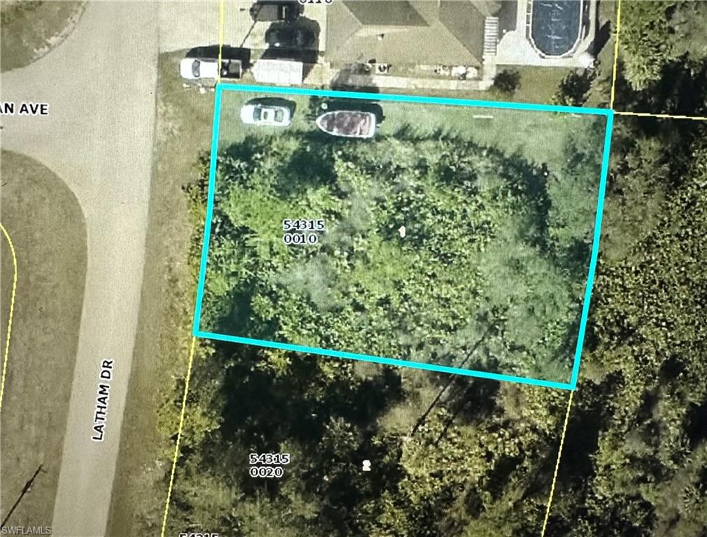 Map of property location with property parcel outlined