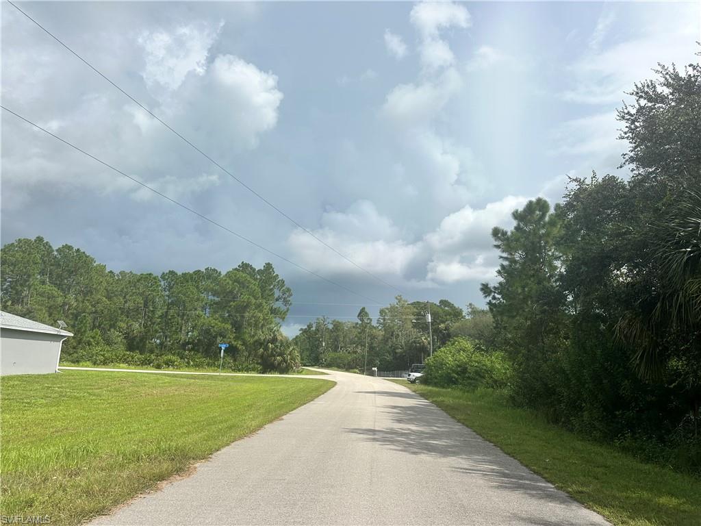 View of asphalt street