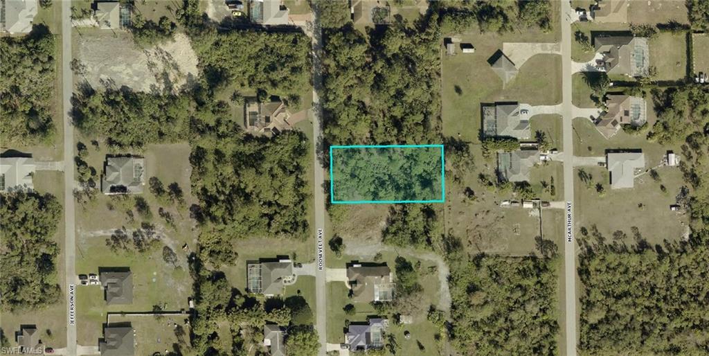 Map / location with property boundaries highlighted