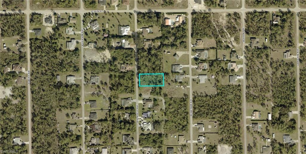 Map / location with property boundaries highlighted