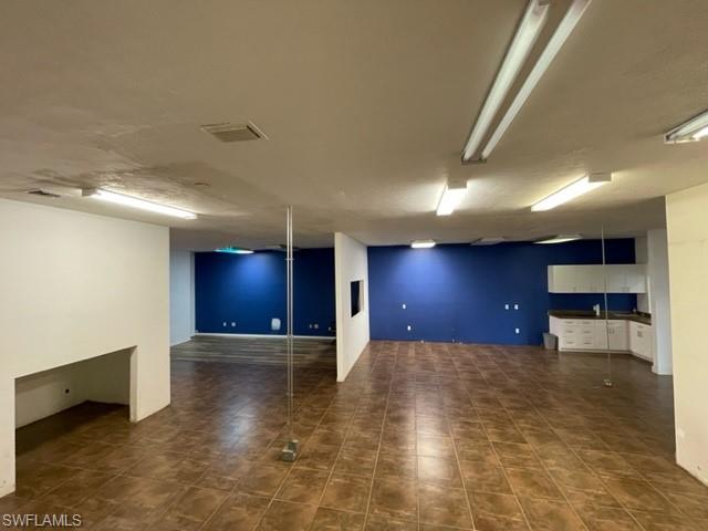 View of finished below grade area