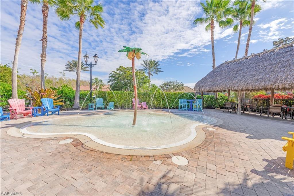 Surrounding community with a patio