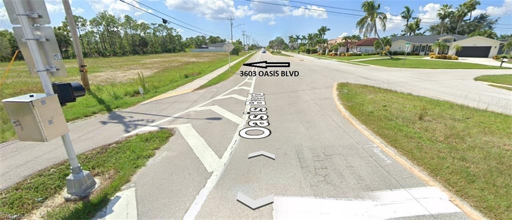 View looking down Blvd.