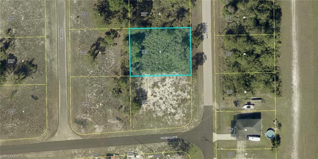 Aerial overview of property's location