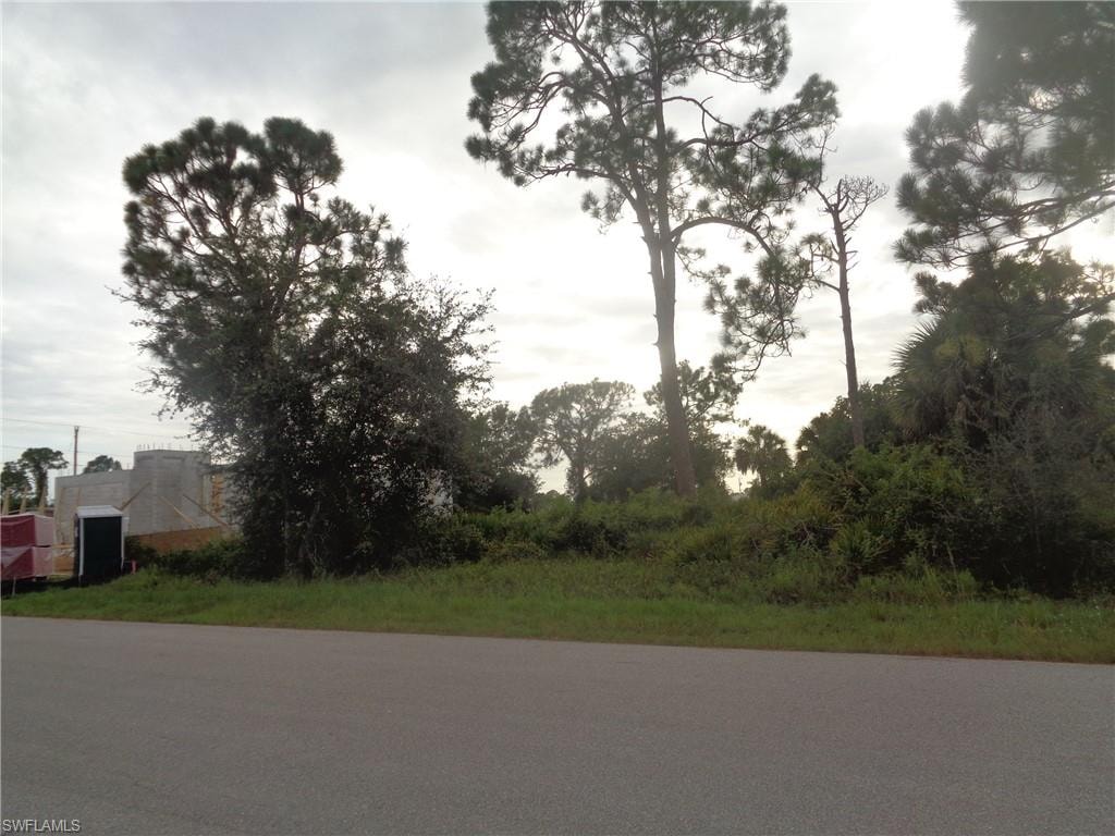 View of asphalt street