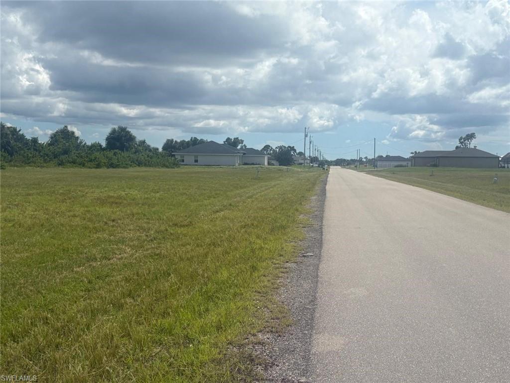 View of asphalt street