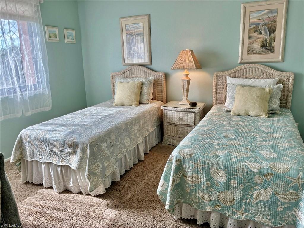 Bedroom featuring carpet floors