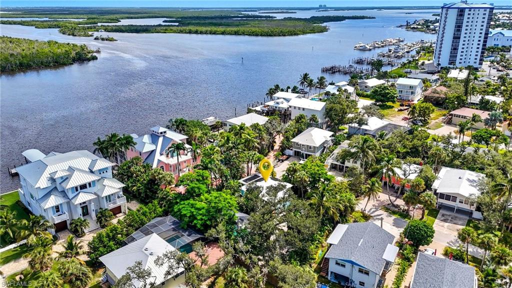 Aerial view of a nearby body of water - Virtually Edited Image