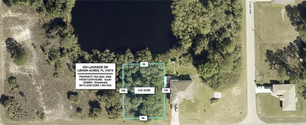 Map / location featuring property parcel outlined