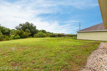 View of green lawn