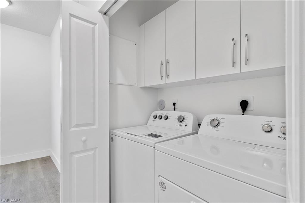 Upstairs laundry area