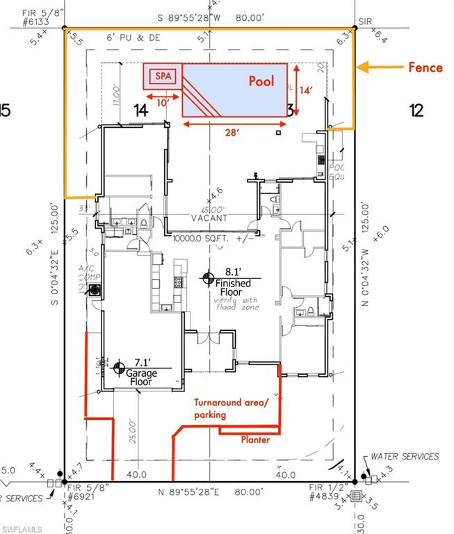 View of home floor plan