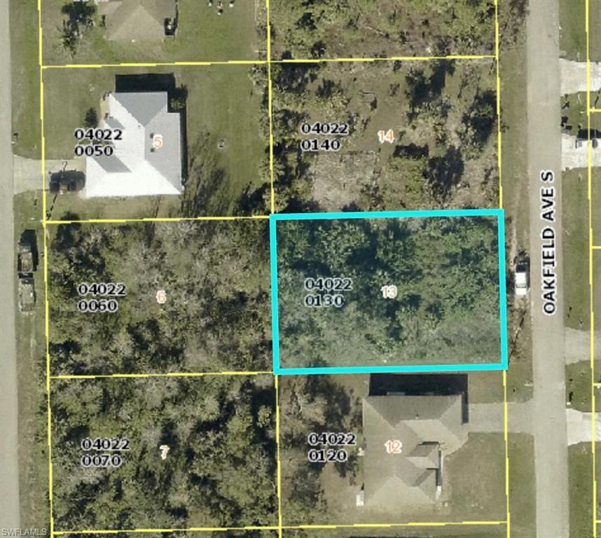 Aerial map of property and surrounding area
