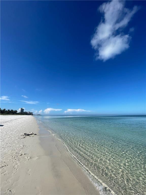 Water view with local beach