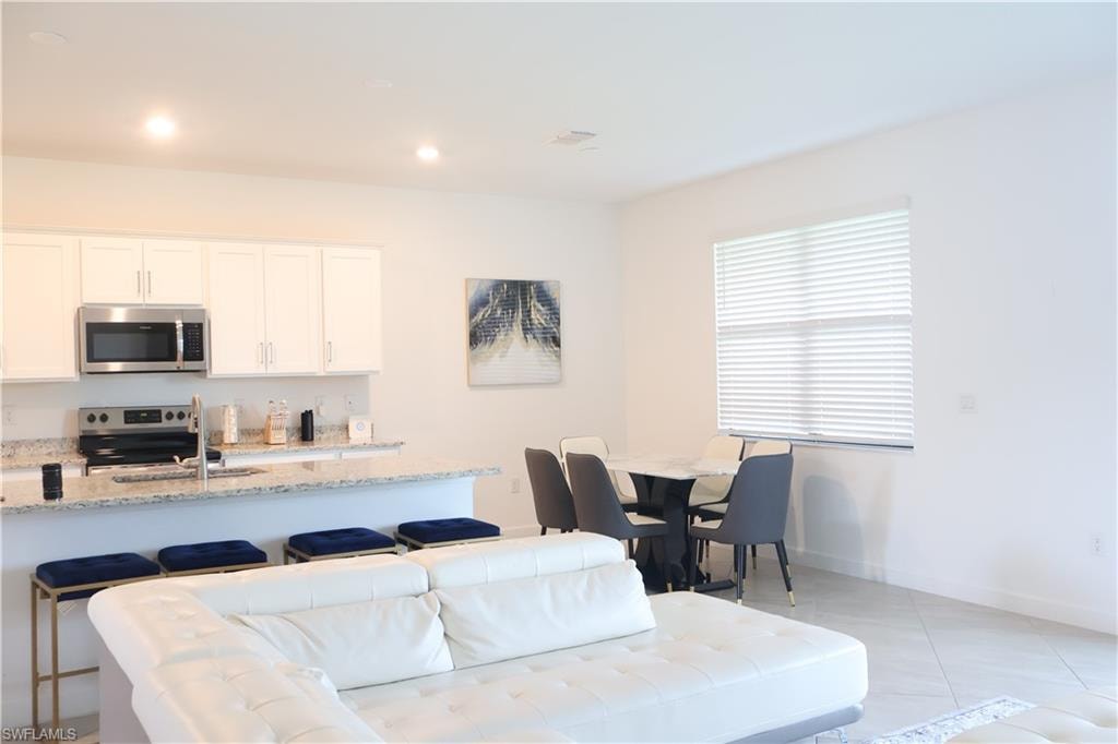 Living/Dining Open Concept Area