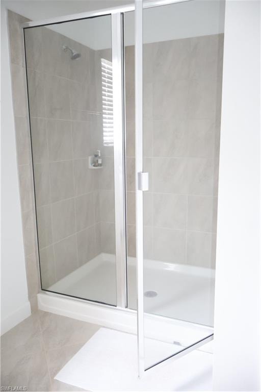 Master Bathroom with  stall shower