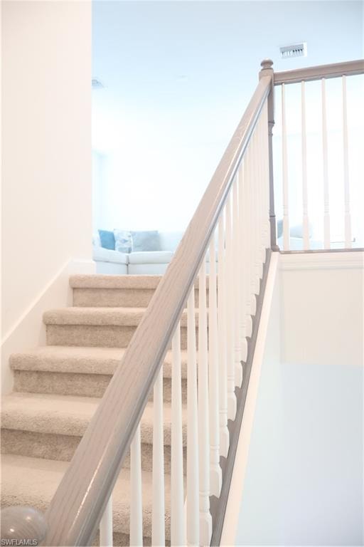 View of stairs