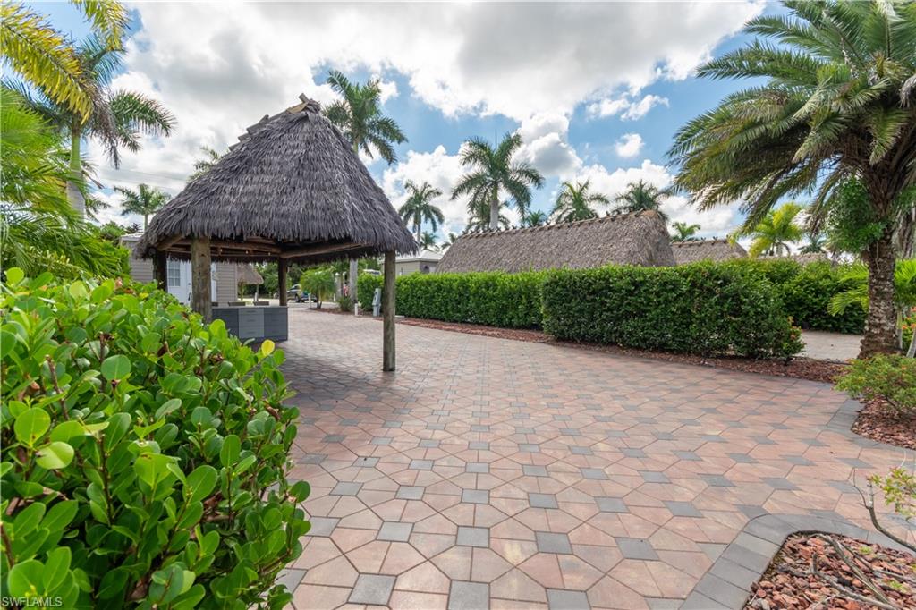 View of patio / terrace featuring a gazebo