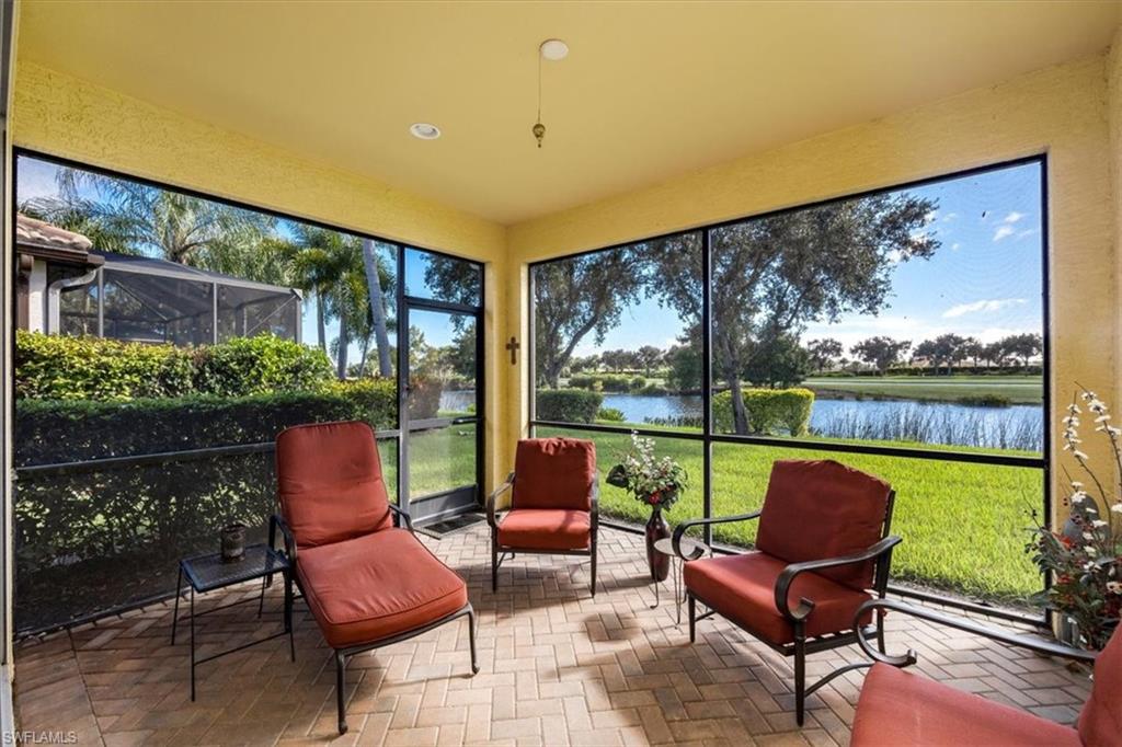 Screened in lanai