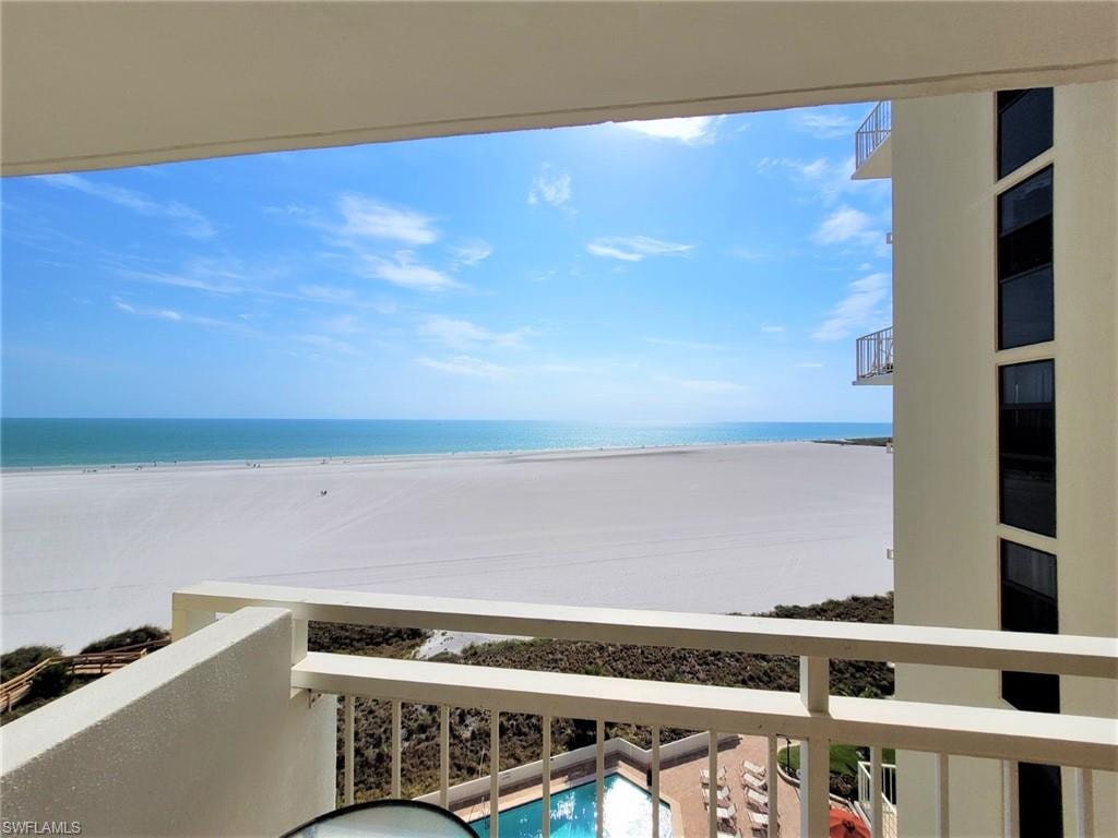 Water view with nearby beach