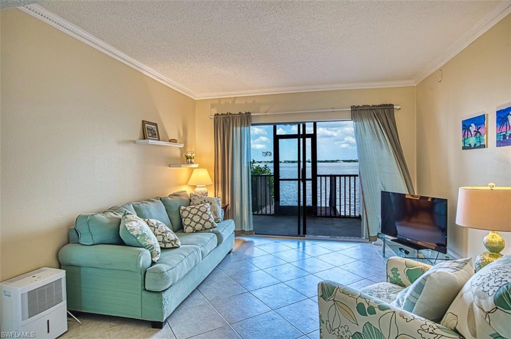Tiled living room
