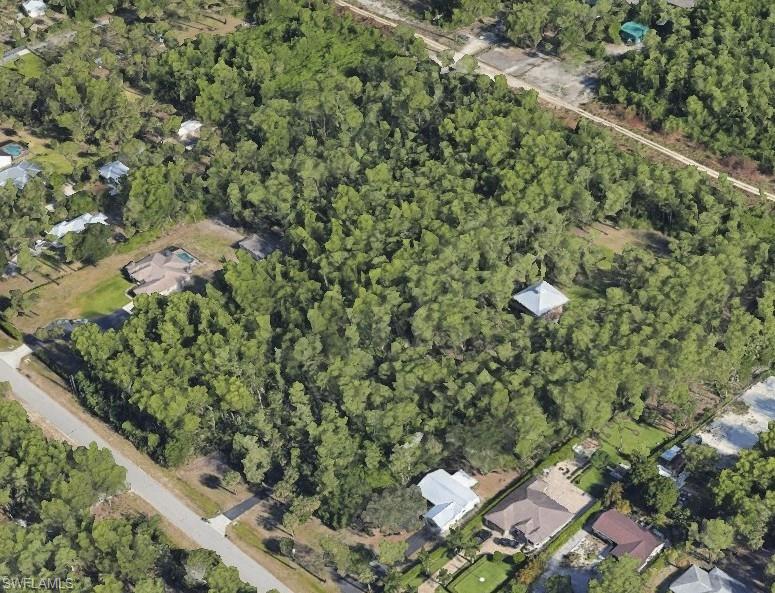 Aerial view of property's location
