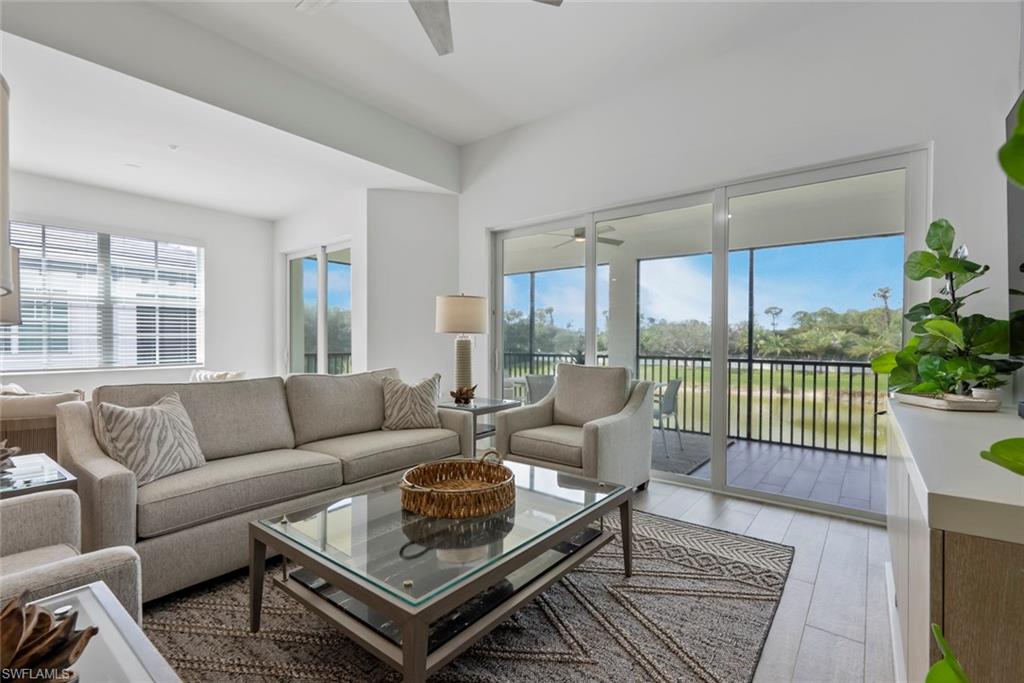 Living room featuring light hardwood / wood-style floors