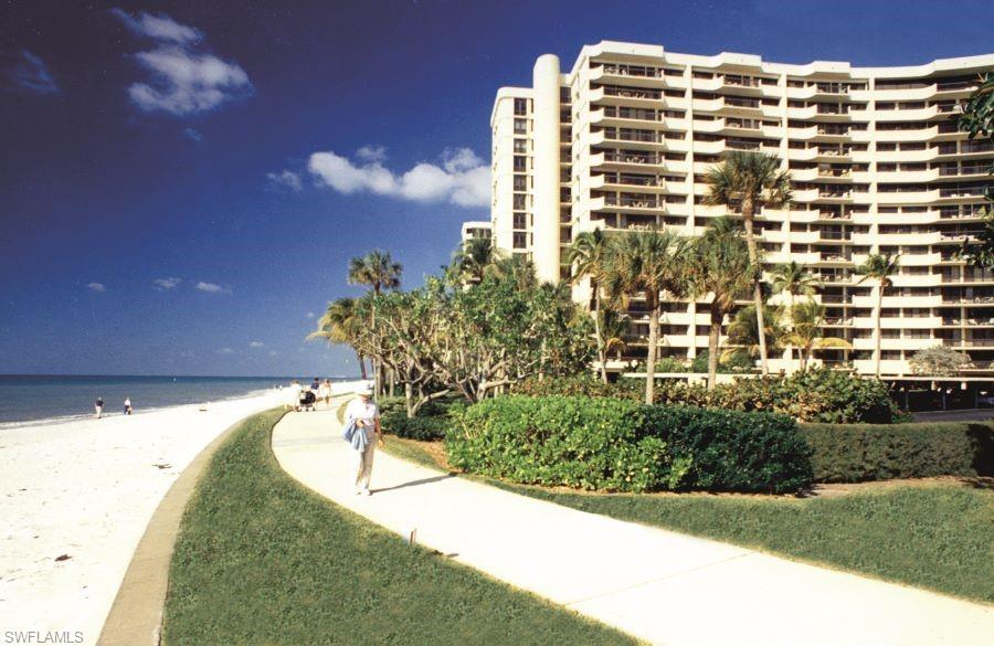 View of building exterior with a water view