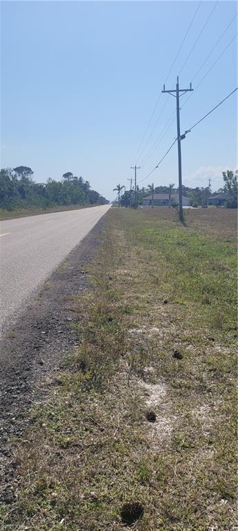 View of asphalt road