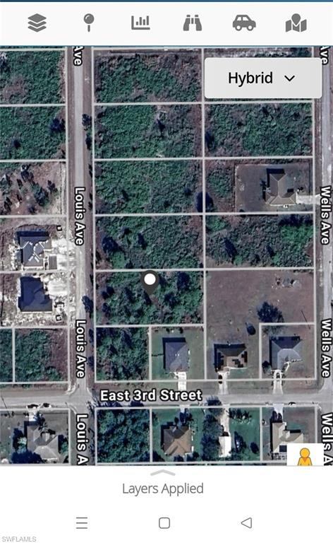 Aerial overview of property's location