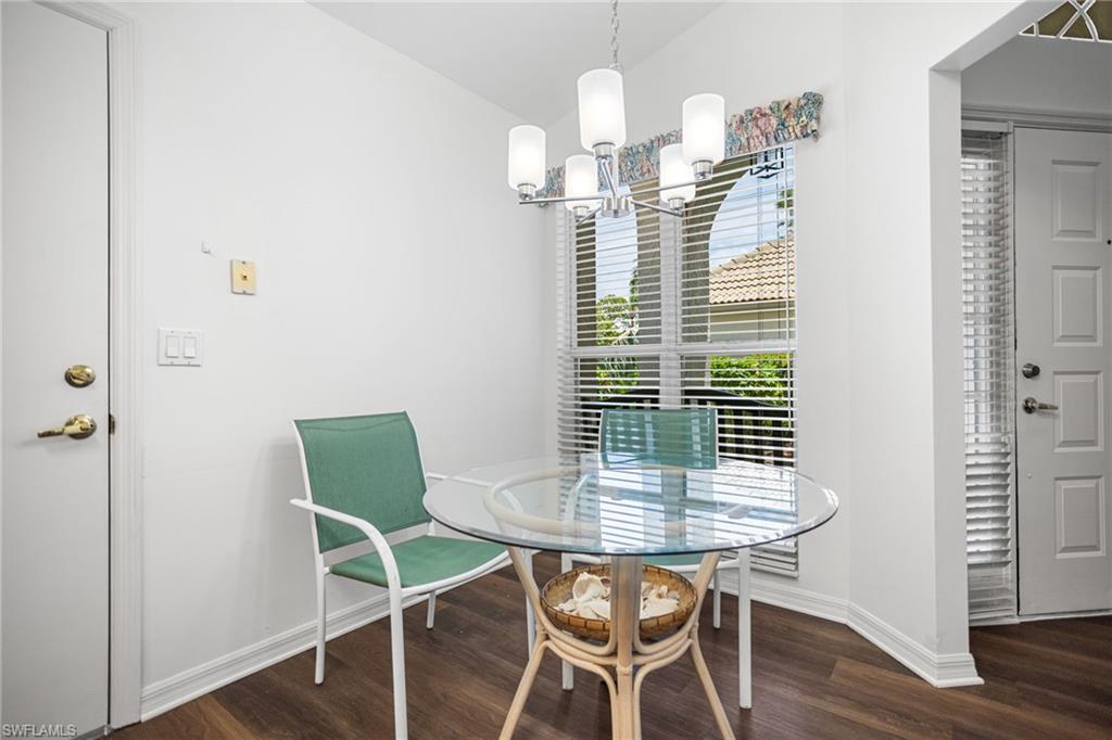 The spacious kitchen even has room for a breakfast nook (or more cabinets!).