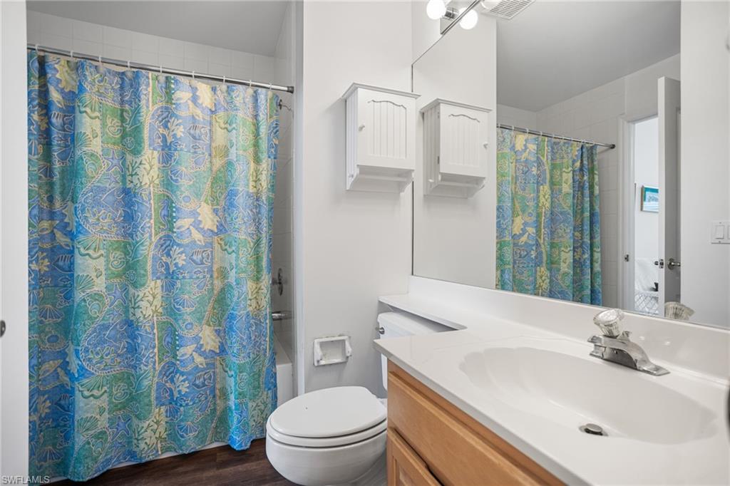 Guest bathroom can be accessed directly from the entrance hallway and from the guest bedroom, so it's easy for all your guests to use.