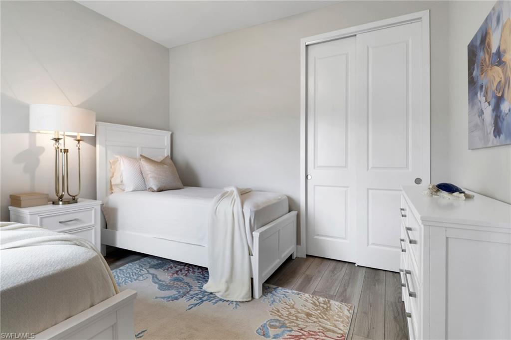 Bedroom featuring light wood-style floors