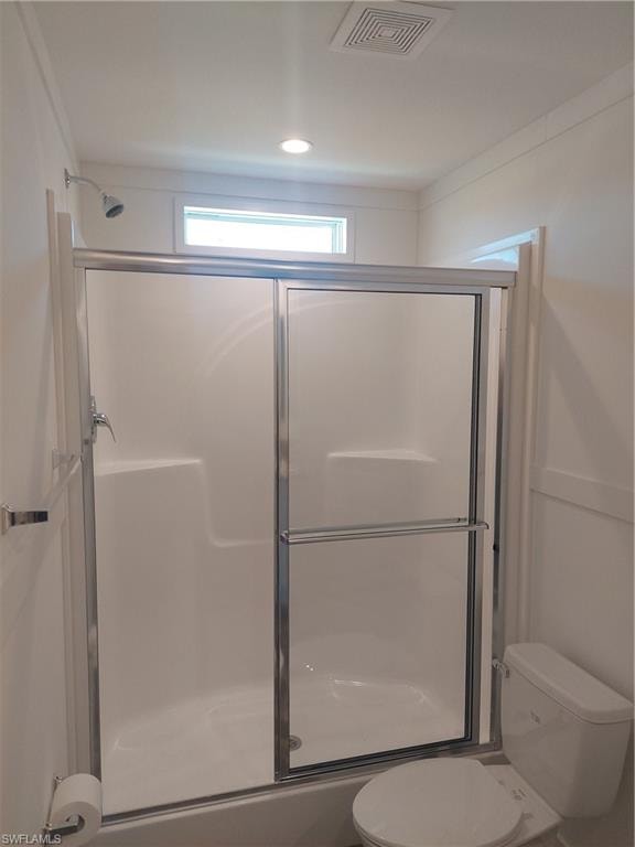 Transom window in each bathroom for natural light