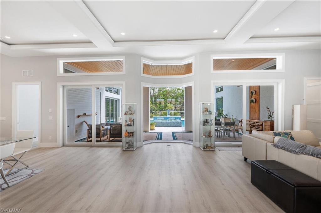 Large open living space.