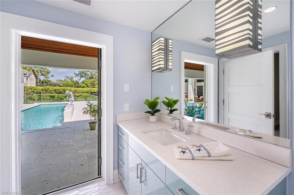 Pool Bath, Office Bath