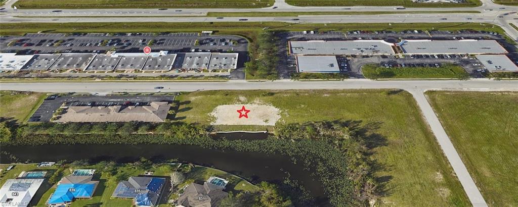 Aerial view of property