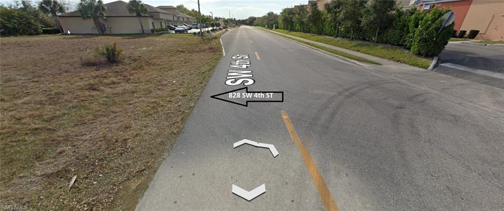 View looking down street