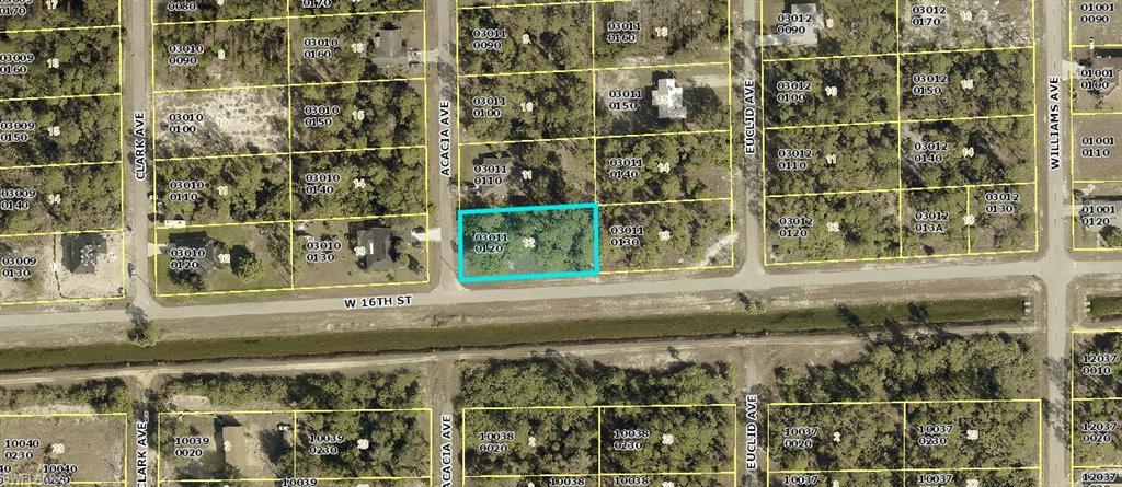 Aerial view of property's location featuring property parcel outlined