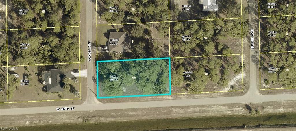 Aerial view of property's location