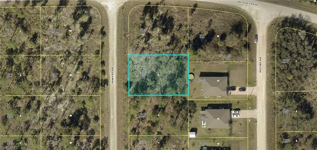 Aerial view of property's location